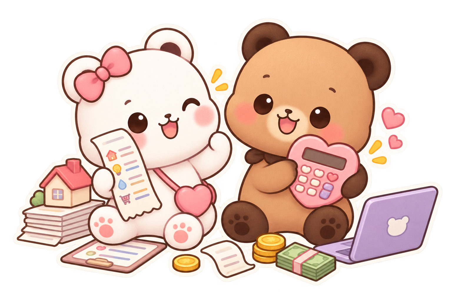 Bubu และ Dudu จัดการค่าใช้จ่าย